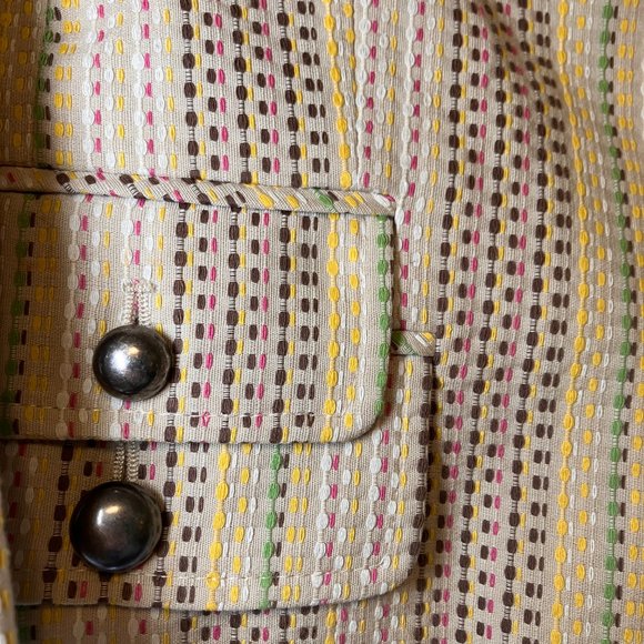 BCBG MAXAZRIA Stitched Blazer Jacket Size L - Picture 3 of 3